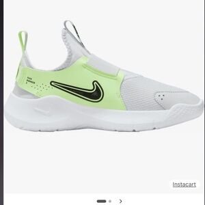Nike flex runner gray noon sneakers new in box kids 2.5 Y